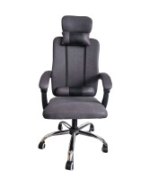 Fotel biurowy GPX ciemno szary - TechViking