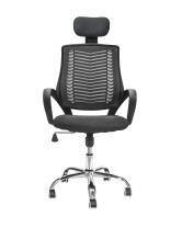 Fotel biurowy AIRIS czarny - TechViking