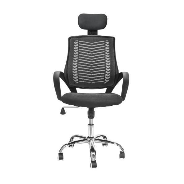 Fotel biurowy AIRIS czarny - TechViking #1