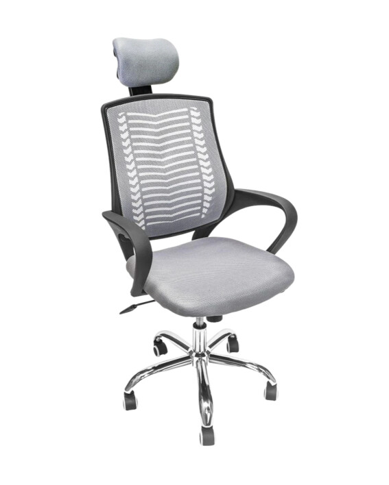 Fotel biurowy ARIS szary - TechViking