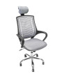 Fotel biurowy ARIS szary - TechViking