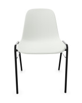 Krzesło do poczekalni Beta Chrome jasny popiel - TechViking