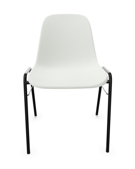 Krzesło do poczekalni Beta Chrome jasny popiel - TechViking