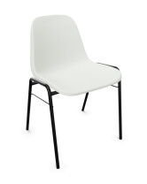 Krzesło do poczekalni Beta Chrome jasny popiel - TechViking