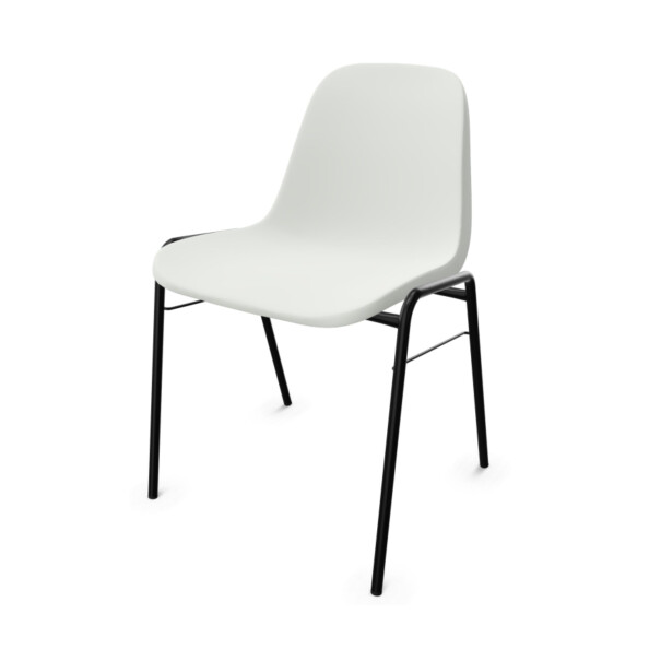 Krzesło do poczekalni Beta Chrome jasny popiel - TechViking #3