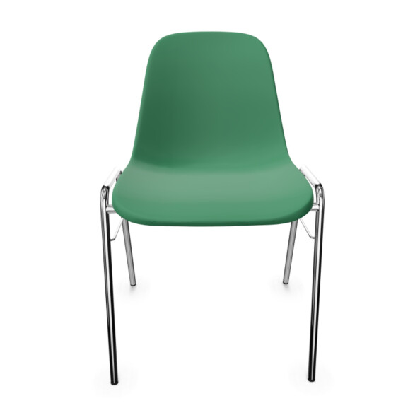 Krzesło do poczekalni Beta Chrome zielone - TechViking #3