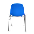 Krzesło do poczekalni Beta Chrome niebieskie - TechViking #3